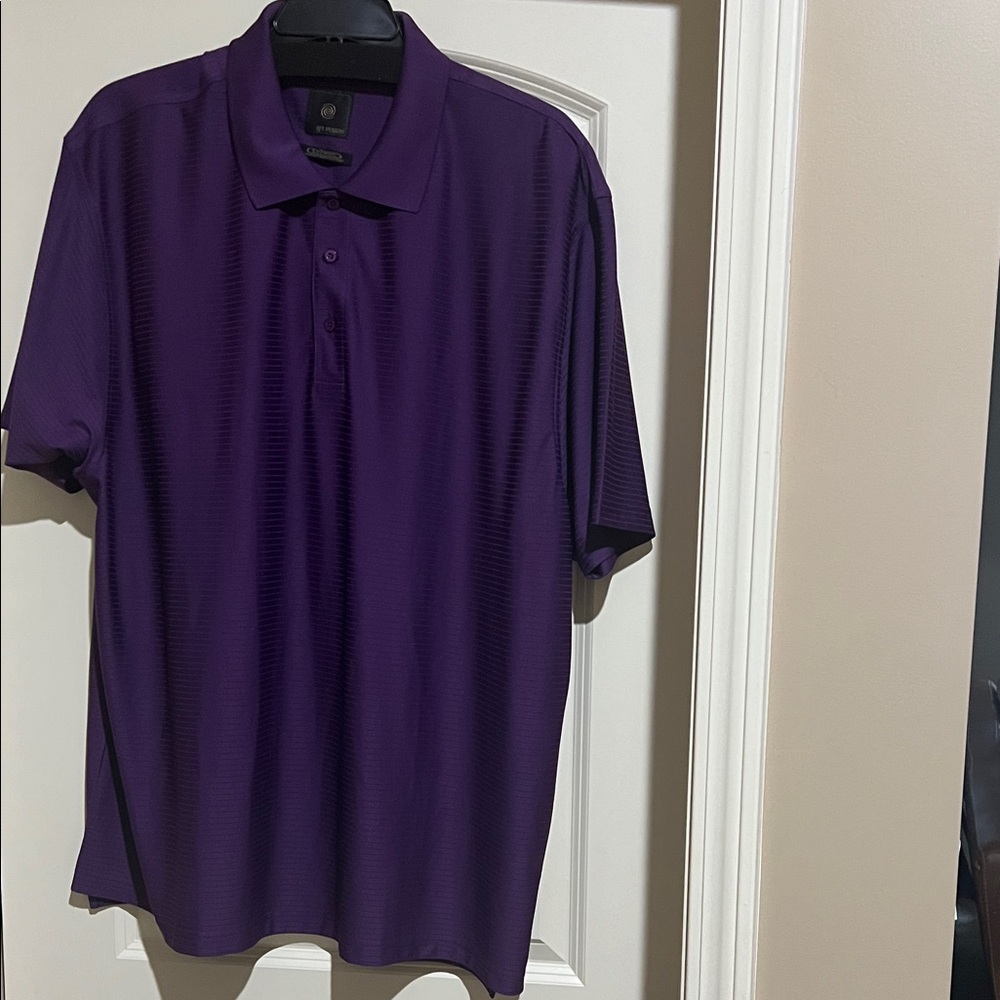 Men's Purple GOLF Polo Shirt — Lightweight Performance  C618 ⛳️⛳️⛳️⛳️